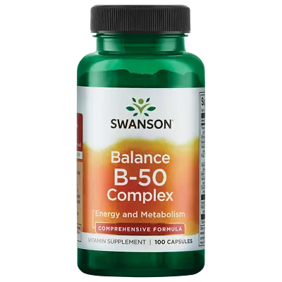 Swanson Balance B-50 Complex Capsules 100 Count • $12.76