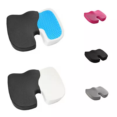 Seat Cushion Pillow Cool Gel Memory Foam Multifunction Mat Office Chair Car Pad • $17.88