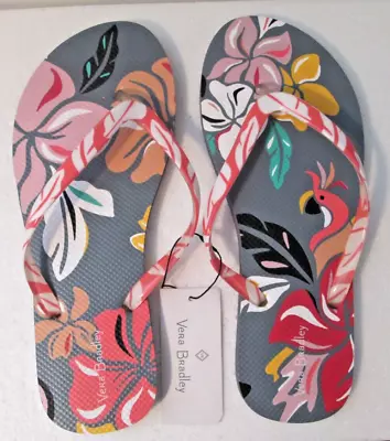 VERA BRADLEY  -  Ladies Flip Flops Coastal Paradise Multi Color Medium - NWT • $18.99