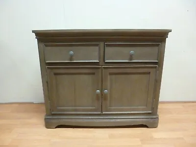 £230 • Buy New Chunky French Smoked Grey Oak 2 Door 2 Drawer Sideboard *Furniture Store*
