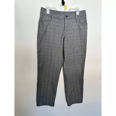 Lee Relaxed Fit Trousers Black White Square Tweed  Womans 12 • £11.40