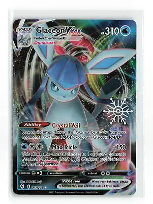 Glaceon VMAX 041/203 Holiday Snowflake Stamped 2023 Pokemon TCG NM • $3.75