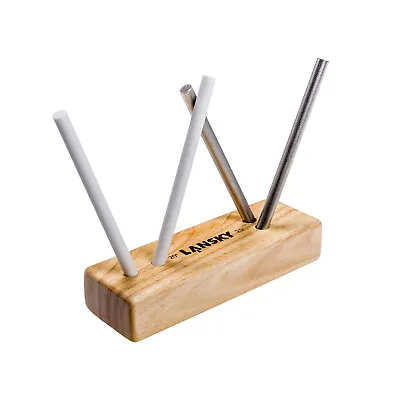 Lansky Turn Box 4 Rod Diamond And Ceramic Crock Stick Knife Sharpener TB-2D2C • $79.90