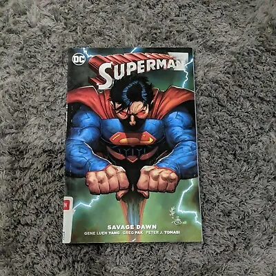 Superman Savage Dawn TP By Tomasi Peter J Paperback / Softback Book The Fast • $4.99