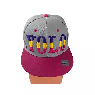 YOLO Rost Adjustable Baseball Cap Hat New • £13.20
