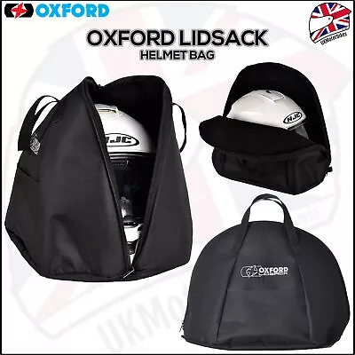 Oxford Lidsack Motorcycle Helmet Bag Motorbike Crash Lid Storage Carry OL261 • $23.62