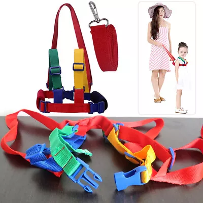 £5.99 • Buy Baby Walking Harness Wrist Link Toddler Leash Adjustable With Safety Reins