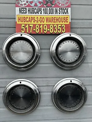 1970 Vintage Oldsmobile 88 98  Full Hubcaps Set 4 Beautiful Rare 4 15” Very Nice • $140