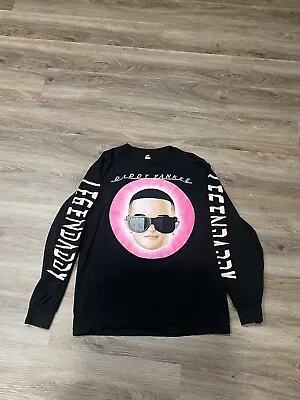 Daddy Yankee Mens Legendaddy Black Long Sleeve T Shirt La Ultima Vuelta Tour Med • $25.49