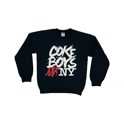 £30 • Buy 2011 French Montana Coke Boys Run NY Crew Neck Jumper Mens Small