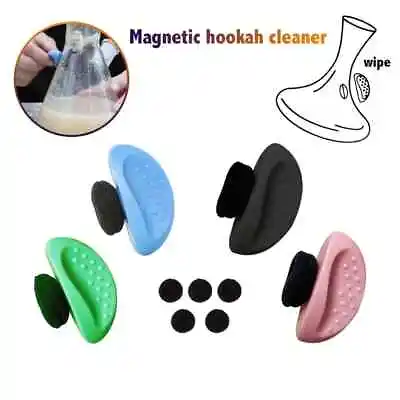 1 Pc Magnetic Wipe Internal Glass Bong Water Pipe Easy Cleaner Hookah THB-25 • $8.99