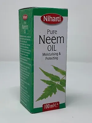 100% Neem Oil For Moisturiser Damaged Skin Hair Teeth Lice Anti Ageing - 100ml • £6.10