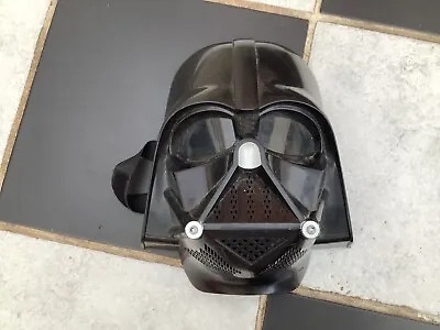 Star Wars Sith Lord Darth Vader Plastic Mask Cosplay Dress Up Head ANH ESB ROTJ • £9.99