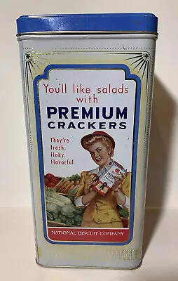 Vintage Nabisco Thin Crisp Premium Saltine Cracker Tin Collectors Choice 1993 • $21.98