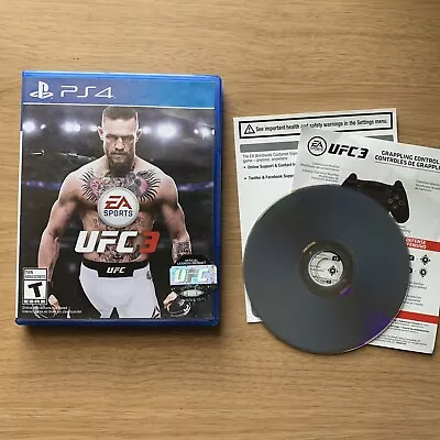 EA Sports UFC 3 2018  Sony PlayStation 4 Complete In Box CIB PS4 Tested • $6