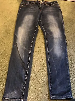 V I P Medium Wash Distressed Jeans Size 15/16 • $7.10