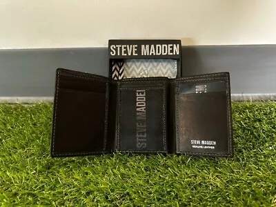 Steve Madden Men's RFID Trifold Wallet With Id Window • $12.95