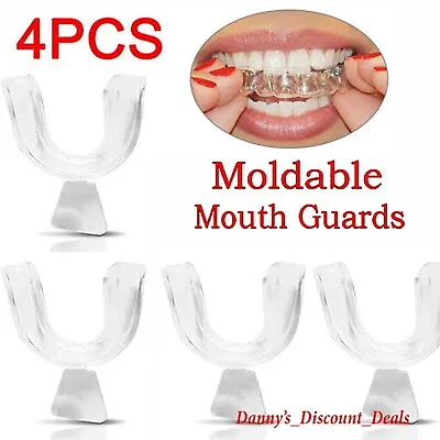 4Pcs Silicone Night Mouth Guard Teeth Clenching Grind Dental Sleep Aid Supplies • $5.99