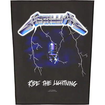 Metallica Men's Ride The Lightning Back Patch Black • $14.79