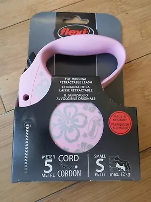 Flexi Retractable Dog Lead Pink SMALL DOG  New Classic Design Up To 12KG • £9.26