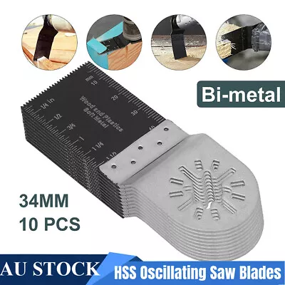 $17.88 • Buy 10pcs Bi-metal Oscillating Multi Tool Saw Blades For Fein Bosch Milwaukee Porter
