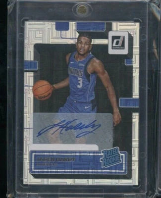 $50 • Buy 2022-23 Jaden Hardy Auto Panini Donruss Infinite Rated Rookie Rc#235 Autographs