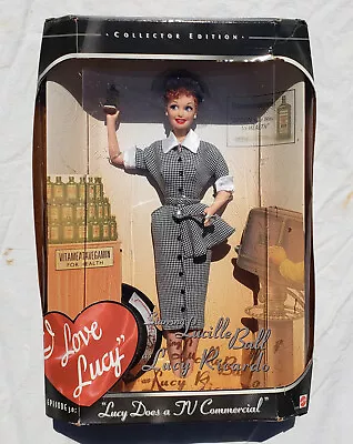 I Love Lucy Barbie Doll Lucy Does A Tv Commercial Episode 30 Mattel 1997 New • $19.99