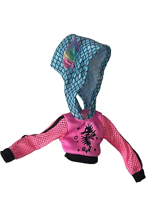New Monster High Lagoona Blue Doll 2022 G3 Reboot Seahorse Hoodie Top Fashions • $6.99