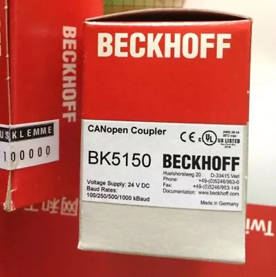 One Beckhoff BK5150 PLC Module BK 5150 New In Box Fast Shipping 1PCS • $390