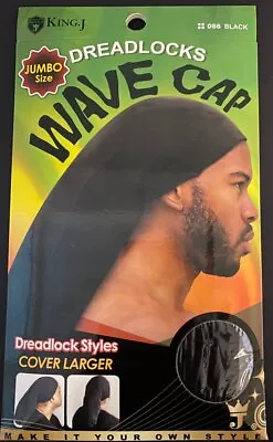 King.j Marley Style- Jumbo Size-wave Cap Hat For Dreadlocks- Black • $7.99