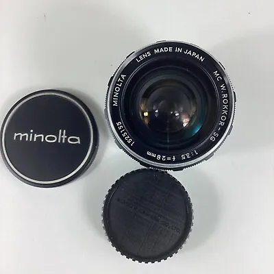 Minolta MC Rokkor SG Vintage Lens F3.5/28mm Lens • $90