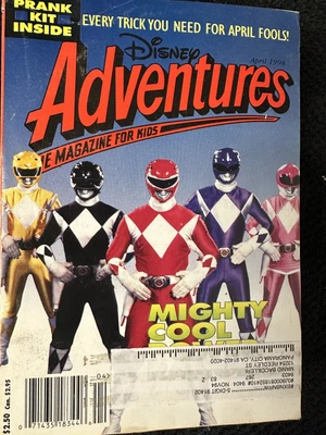 $15.29 • Buy DISNEY ADVENTURES MAGAZINE April 1994 Power Rangers Chip Dale NBA Sports Comics