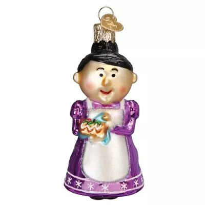 Old World Christmas Cheery Mrs. Claus Glass Blown Ornament For Christmas Tree • $24.99