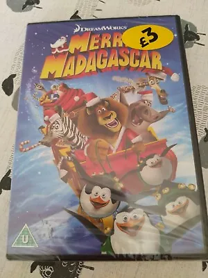 Merry Madagascar [DVD] New And Sealed • £0.49