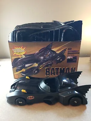 $249.99 • Buy Toybiz Batman 1989 Batmobile Complete Open Box With Missiles Rockets & Cocoon