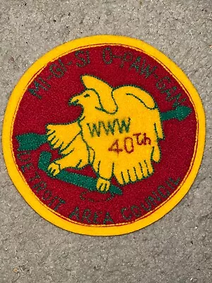 Boy Scout Detroit Michigan Migisi Opawgan OA 162 Order Arrow 70th Chenille Patch • $74.99