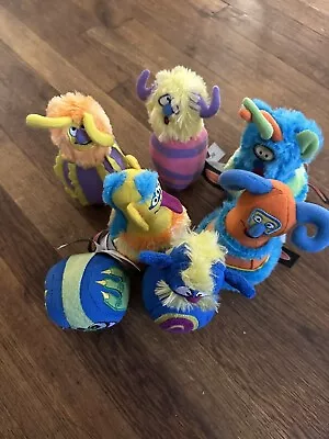 Melissa & Doug  Silly Monster Bowling Set  Plush Toy Colorful Monsters & Ball • $12