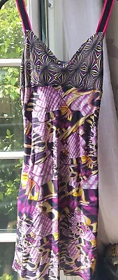 🔥Matthew Williamson For H&M 100% Silk Butterfly Dress Size 4 US EUR 34 Women’s • $24.99