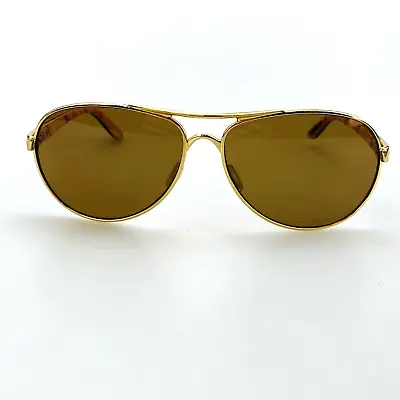 Oakley Feedback Sunglasses Gold Aviator OO4079-08 Polarized • $53.99