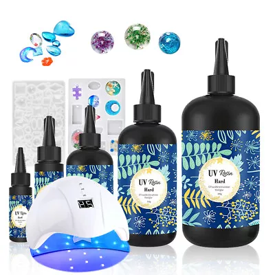 Hard UV Resin Glue UV Light Ultraviolet Curing Epoxy Craft DIY Jewelry Lamp • $11.63