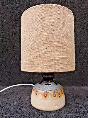 Vintage Fat Lava Table Lamp Ceramic With Shade West German • £19.99