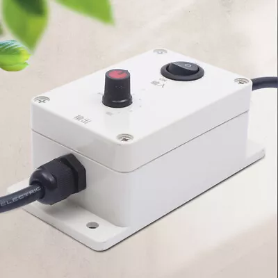 AC 110-220V Variable Speed Controller With Switch For Electric Motor Device • $28.50