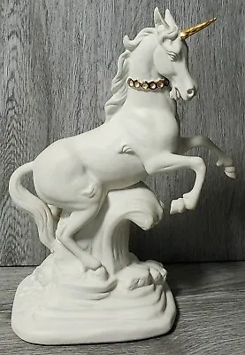 Franklin Mint Vintage 1985 The Messenger Of Love By David Cornell UNICORN Statue • £45