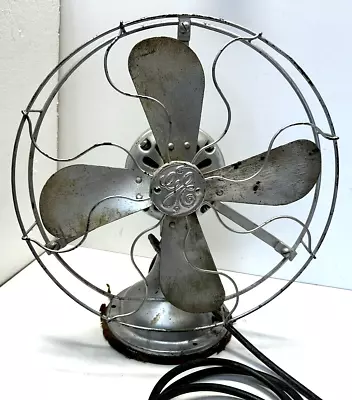 General Electric GE C-71 Industrial Table Top Fan 3-Speed Antique • $99.99