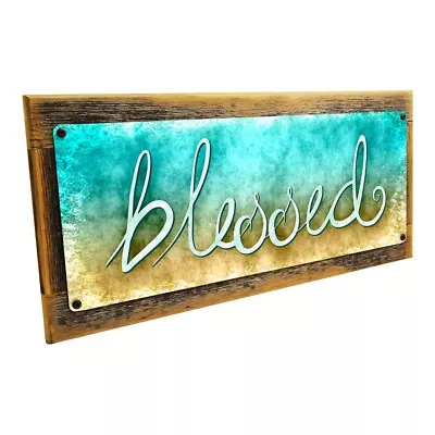 Blessed Metal Sign; Wall Decor For Home And Office • $29.99