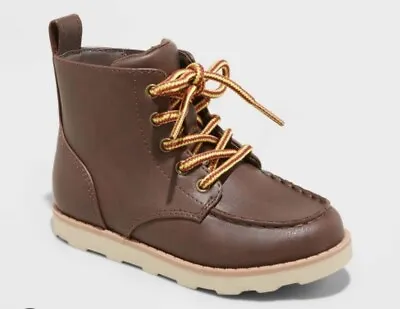 Toddler Boys' Greyson Boots Brown - Cat & Jack - SIZE 7 • $21.99