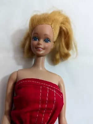 Vintage 70-80s Barbie Doll With Red Strapless Dress Mattel  • $29.99