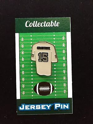 Oakland Raiders Michael Crabtree Jersey Lapel Pin-Collectable • $11.50