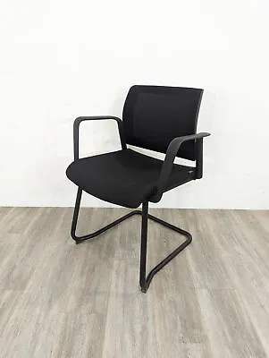 Edge Design Arena Mesh Back Cantilever Meeting Chair Black • £118.80