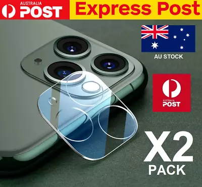 $3.95 • Buy 2X Back Camera Lens Tempered Glass Protector For IPhone 14 13 12 11 Pro Max Mini